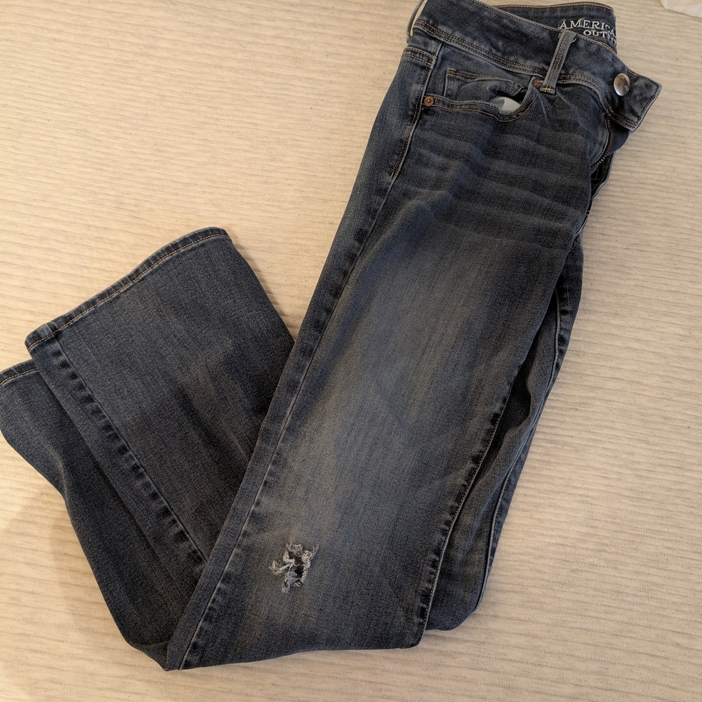 American Eagle Outfitters Blue Boot Cut Jeans
